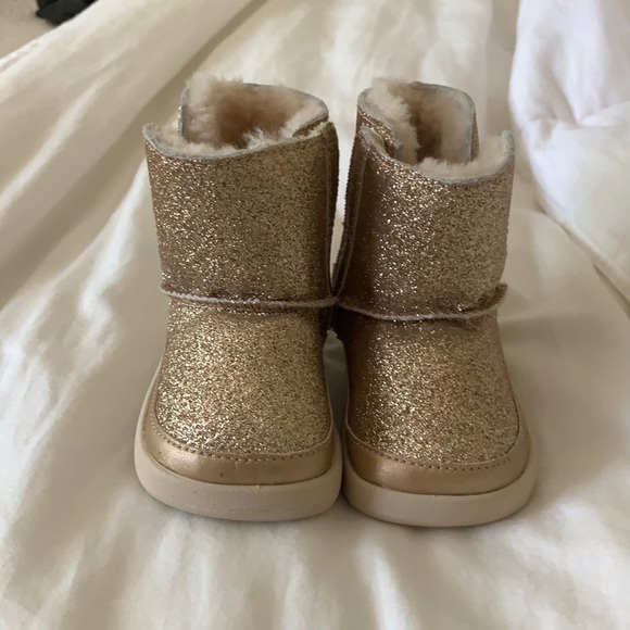 UGG Other - Gold glitter ugg boots